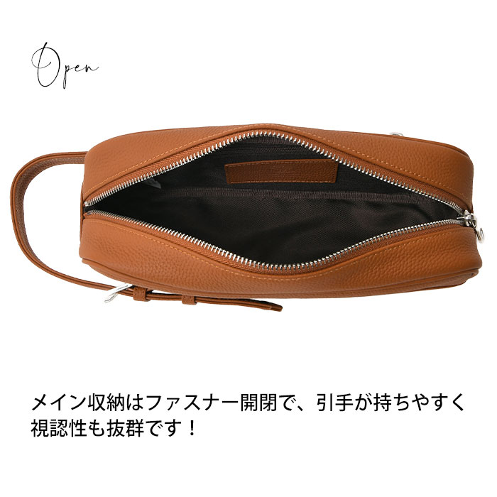 SOLATINA (ソラチナ) SBI-00015 本革牛革 シュリンク調 本革 スクエア型 クラッチバッグハンドセカンドバッグ 