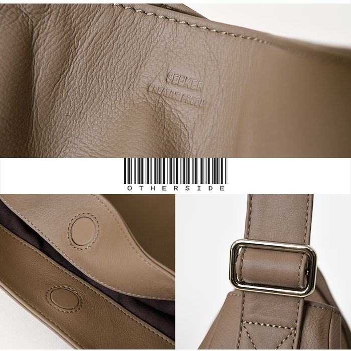 SEEKER シーカー SKB-MT07 本革牛革 カウレザー ユニセックス ボディバッグショルダーバッグ