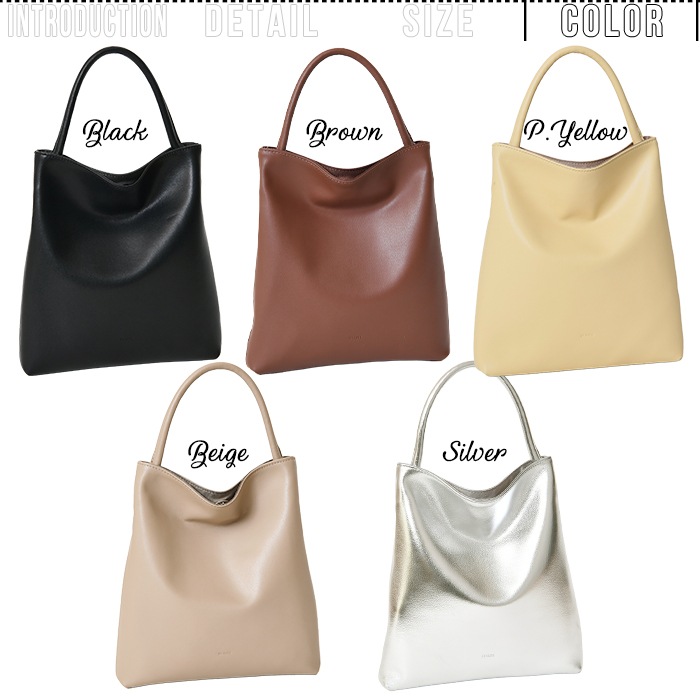 Beaure ヴュレ レディースバッグ 牛床革 シンプルトート きれいめトートバッグ ハンドバッグ B-25028