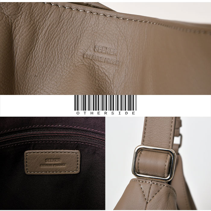 SEEKER シーカー SKB-MT08 本革牛革 カウレザー ユニセックス ボディバッグショルダーバッグ