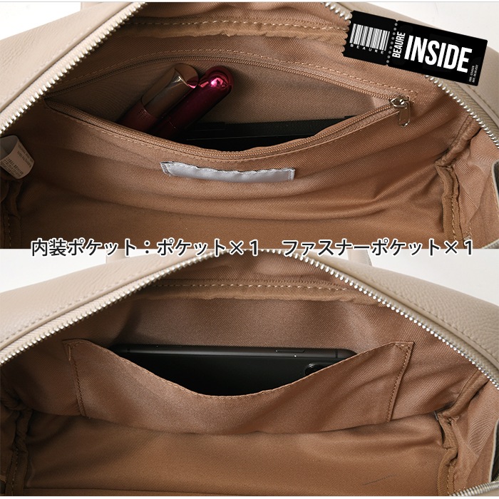 Beaure ヴュレ レディースバッグ 本革 牛革 ボストンバッグ 肩掛け トートバッグ 本革バッグビュレ B-25021