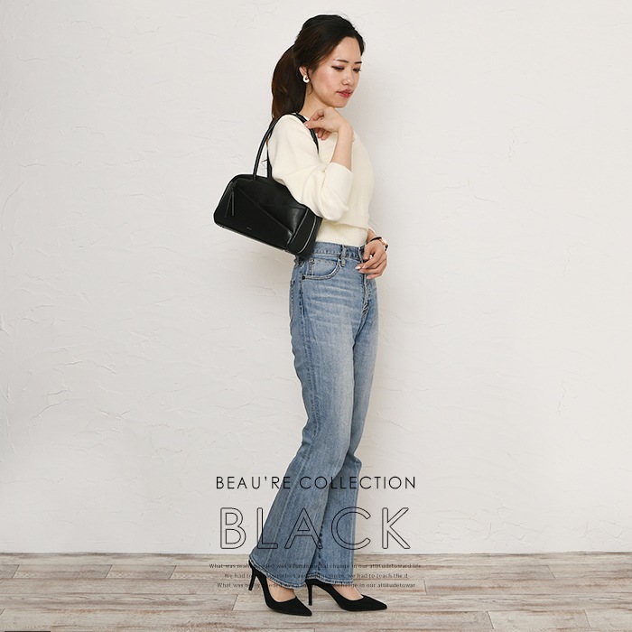 Beaure ヴュレ レディースバッグ 本革 牛革 ボストンバッグ 肩掛け トートバッグ 本革バッグビュレ B-25021