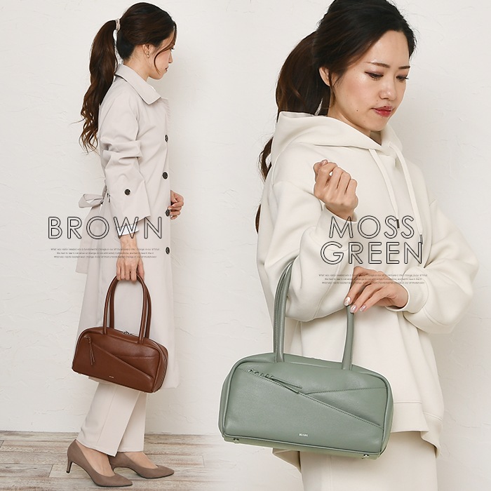 Beaure ヴュレ レディースバッグ 本革 牛革 ボストンバッグ 肩掛け トートバッグ 本革バッグビュレ B-25021