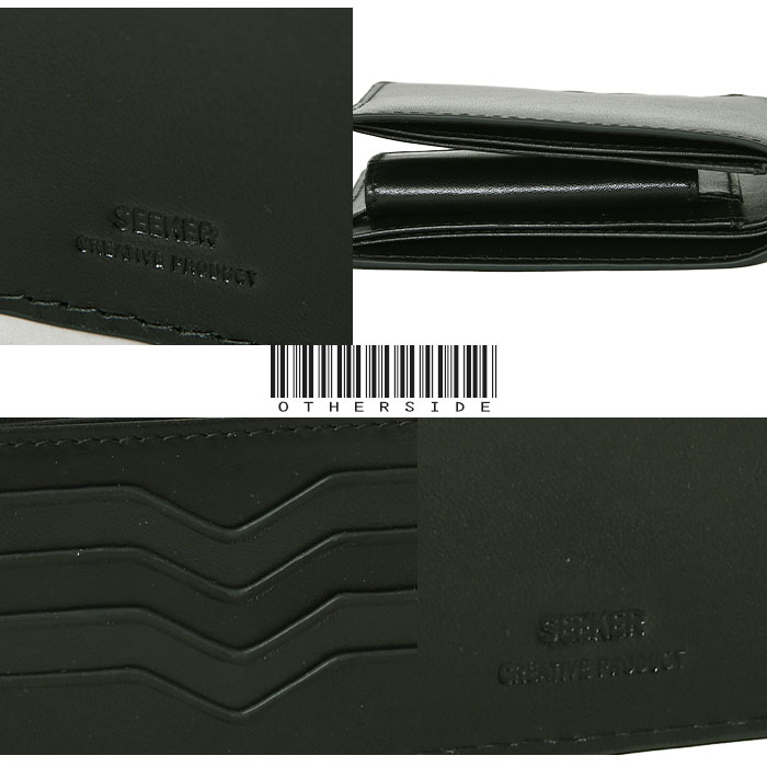 SEEKER シーカーSKW-022AT4 アンティーク レザー 本革 牛革 二つ折り 短財布 メンズ ウォレット