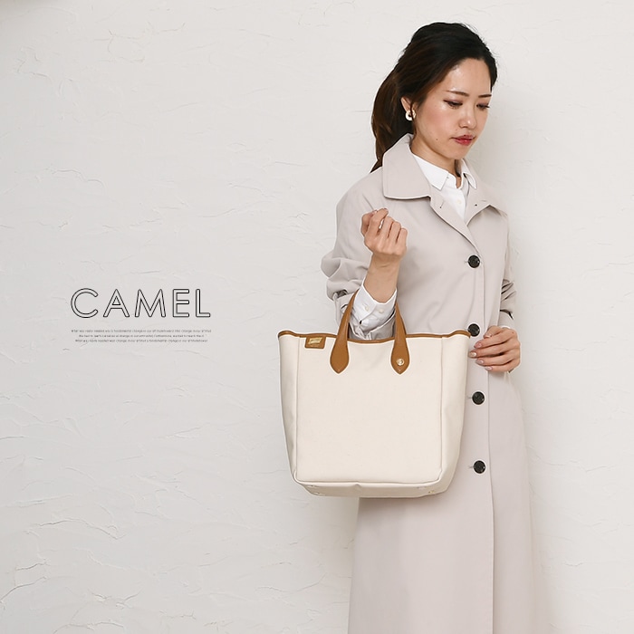 Beaure ヴュレ レディースバッグ 綿 本革付属 2wayキャンバス  A4トートバッグ ビュレ B-25044