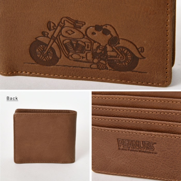 SNOOPY スヌーピーPEANUTS ピーナッツJOE COOL 二つ折り 短財布