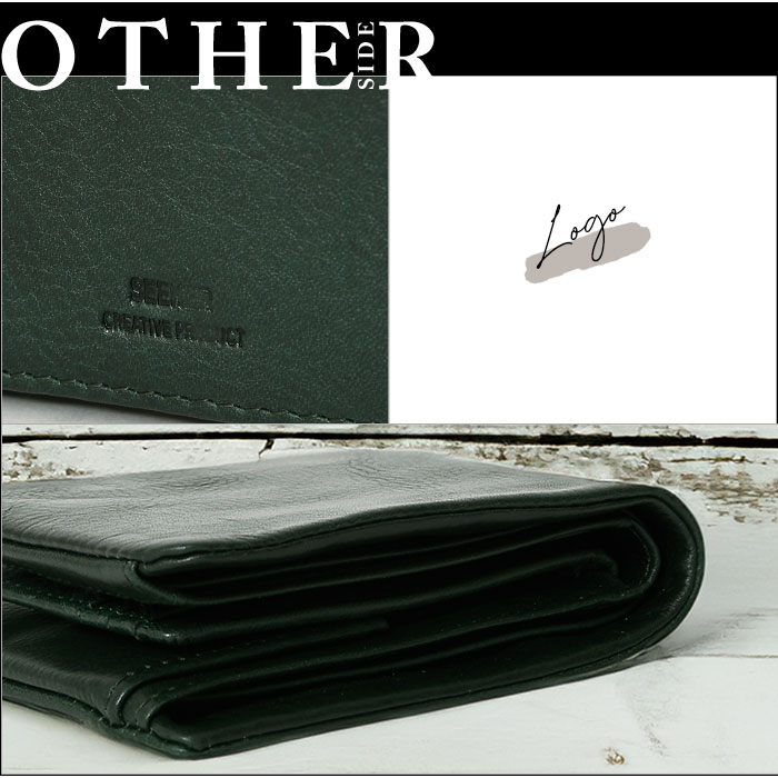 SEEKER シーカー SKW-TC05 本革ベジタブルタンニンレザー二つ折り 短財布 財布 メンズ ウォレット 