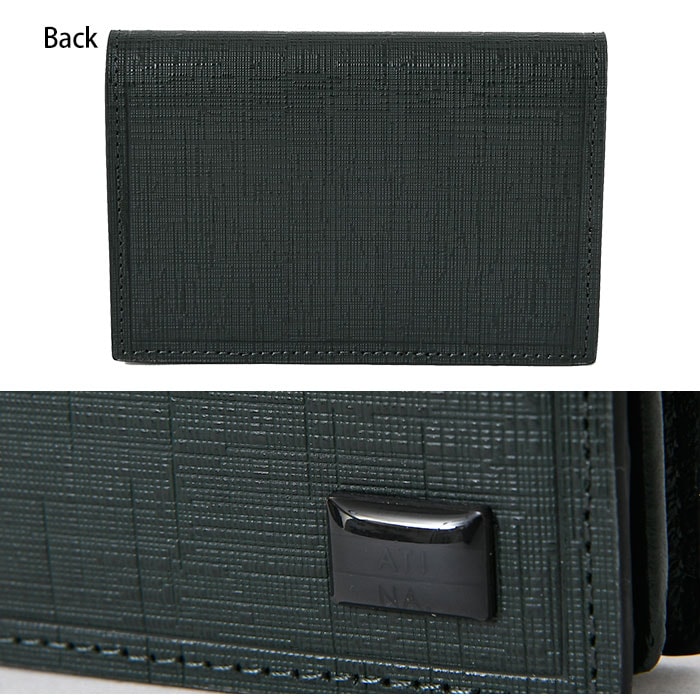 SOLATINA(ソラチナ)  SW-39604メンズ カードケース 二つ折り 名刺入れ College ser.(カレッジシリーズ)