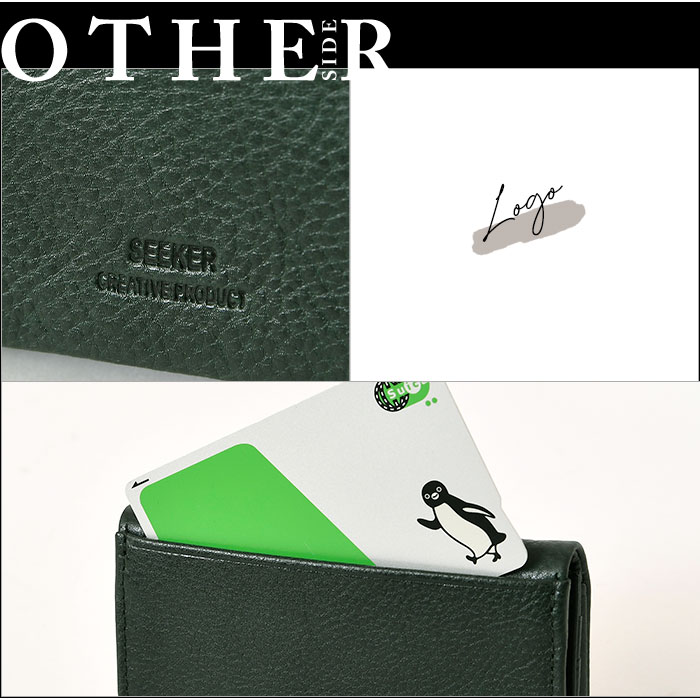 SEEKER シーカー SKW-TC05 本革ベジタブルタンニンレザー二つ折りカードケース 