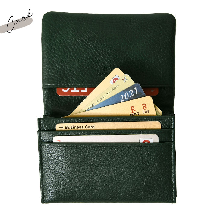 SEEKER シーカー SKW-TC05 本革ベジタブルタンニンレザー二つ折りカードケース 