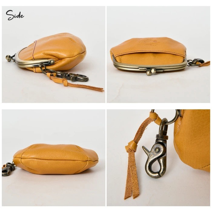 SNOOPY スヌーピーレディース がま口財布 牛革 本革 がまくち財布 小銭入れ PEANUTS ピーナッツ BEAGLE SCOUTS ビーグル スカウト レザーウォレット  73071