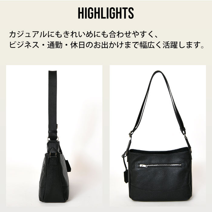 SEEKER シーカー SKB-GS05 本革 シュリンクレザー ショルダーバッグメンズ レディース カジュアルバッグ