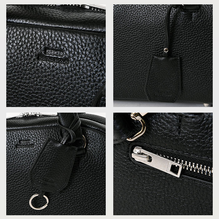 SEEKER シーカー SKB-FL06 本革 シュリンクレザー 本革 2wayハンドバッグメンズ レディース カジュアルバッグ