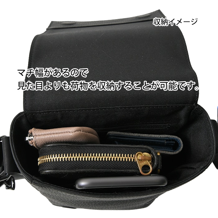 waku ワク WK-0099 ソフト 本革 斜め掛け ショルダーバッグボディバッグ ユニセックス メンズ バッグ 