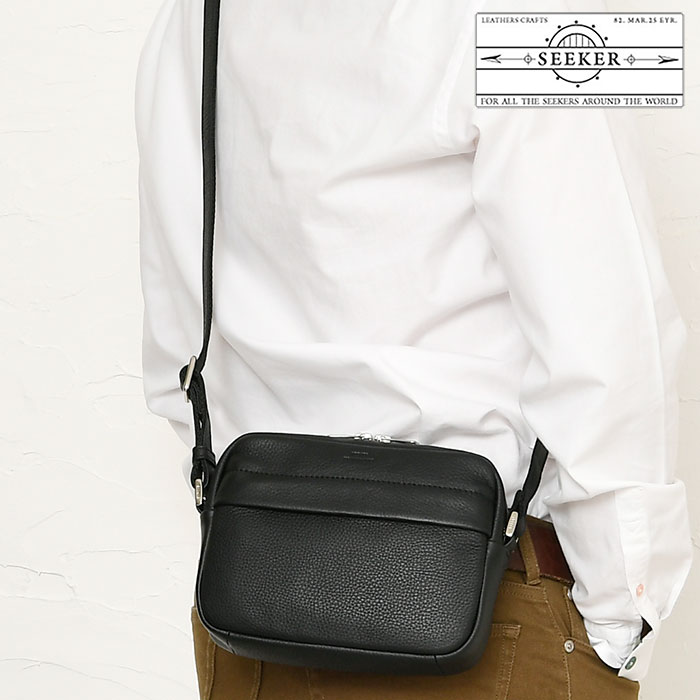 SEEKER シーカー SKB-SH08 本革牛革 ソフトシュリンクレザー