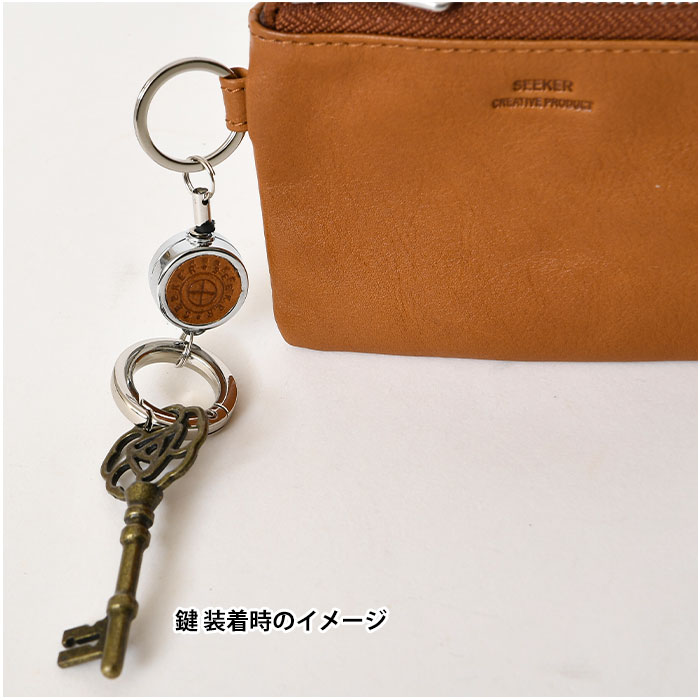 SEEKER シーカーSKW-TC04 本革 ベジタブルタンニンレザーミニ財布メンズウォレット