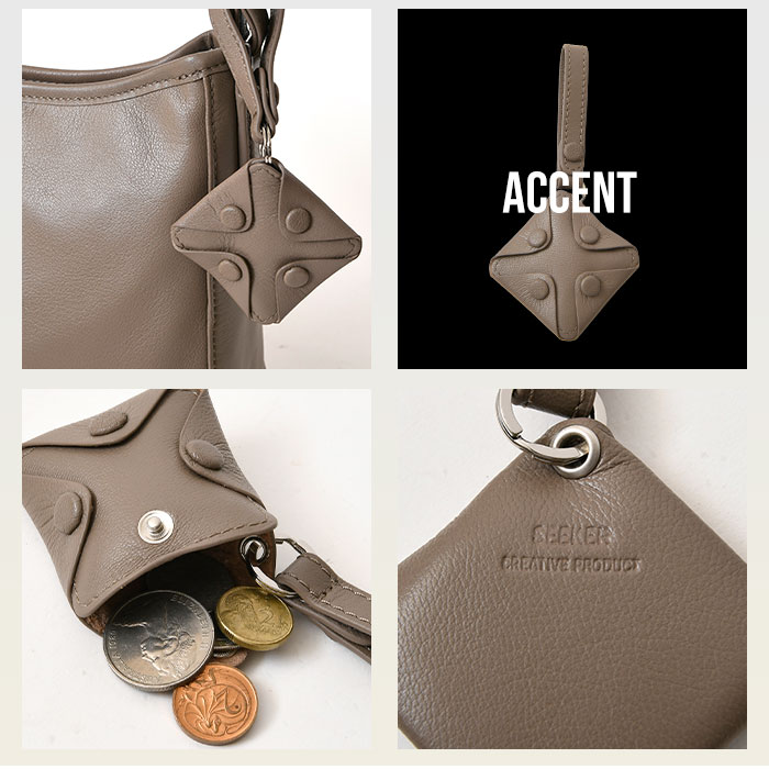 SEEKER シーカー SKB-MY03 山羊革 本革 ショルダーバッグ 