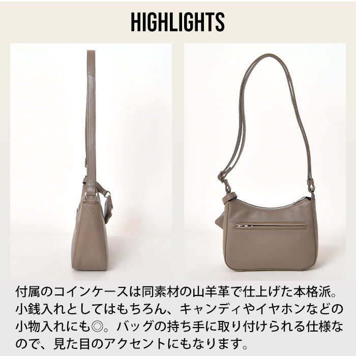 SEEKER シーカー SKB-MY04 山羊革 本革 ショルダーバッグ 