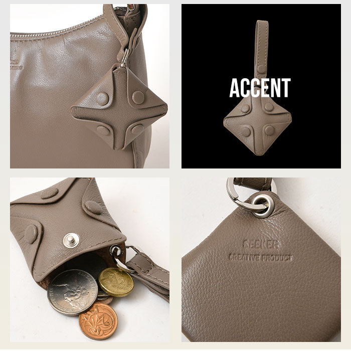 SEEKER シーカー SKB-MY04 山羊革 本革 ショルダーバッグ 