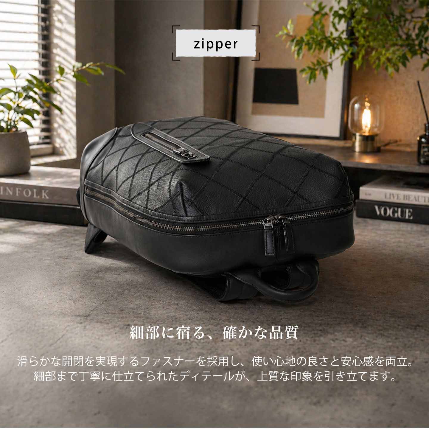 TRION トライオン 本革 レザーバッグ DPC278R メンズ a4 バックパック リュックサック 通勤通学 ビジネスバッグ