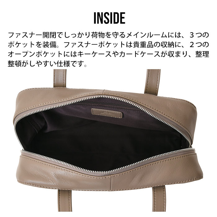 SEEKER シーカー SKB-MY05 山羊革 本革 ボストンハンドバッグ 