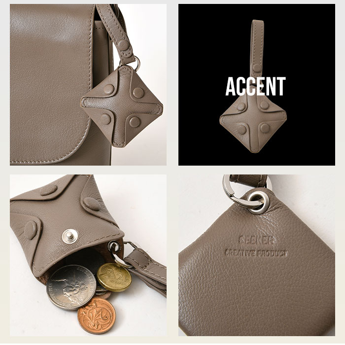 SEEKER シーカー SKB-MY06 山羊革 本革ショルダーバッグ 