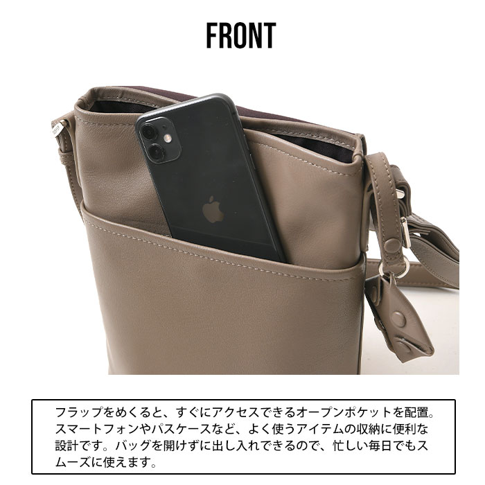 SEEKER シーカー SKB-MY06 山羊革 本革ショルダーバッグ 