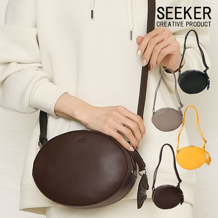 SEEKER シーカー SKB-MY07 山羊革 本革ショルダーバッグ 