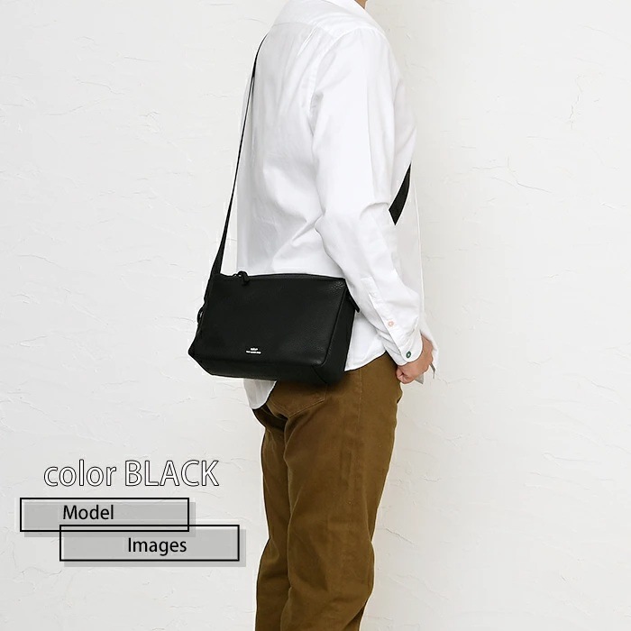 waku ワク WK-0094 ソフト 本革 斜め掛け ショルダーバッグ ユニセックス