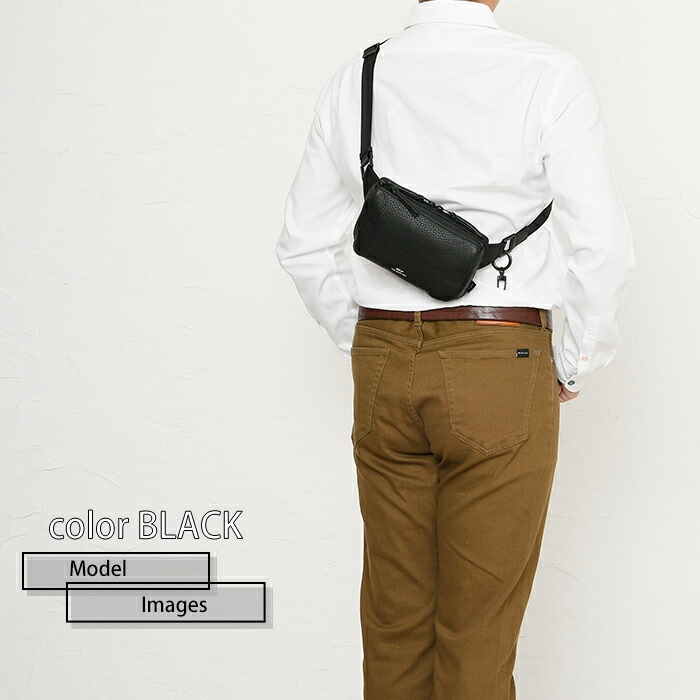 waku ワク WK-0028 ソフト 本革 ショルダーバッグ ユニセックス サコッシュボディバッグコインケースプレゼント付き