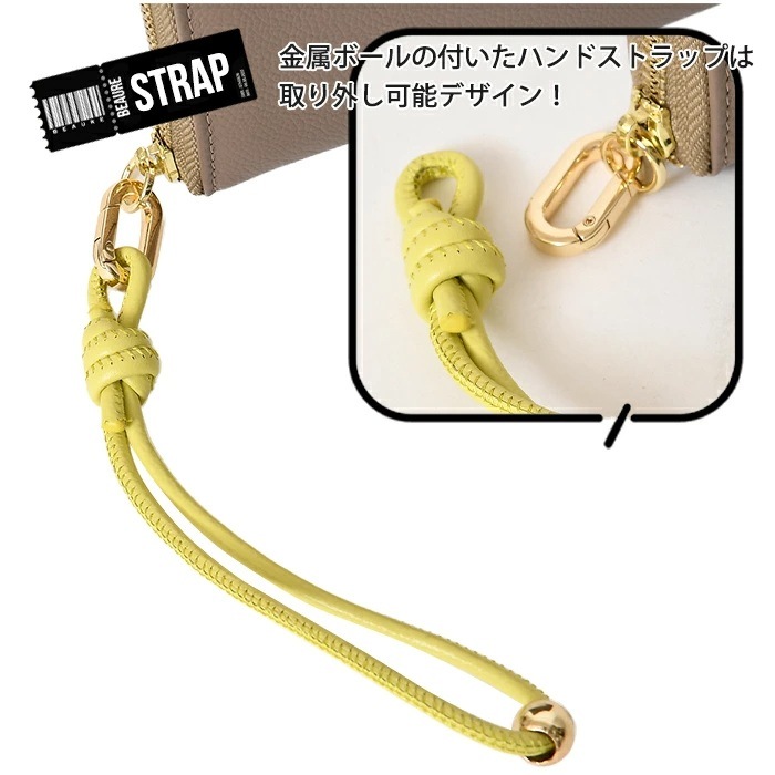 Beaure ヴュレ レディースバッグ 本革 牛革 ラウンドファスナー財布 B-24097