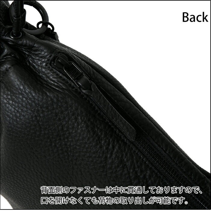 waku ワク WK-0031 ユニセックス ソフト 本革 レザー 巾着