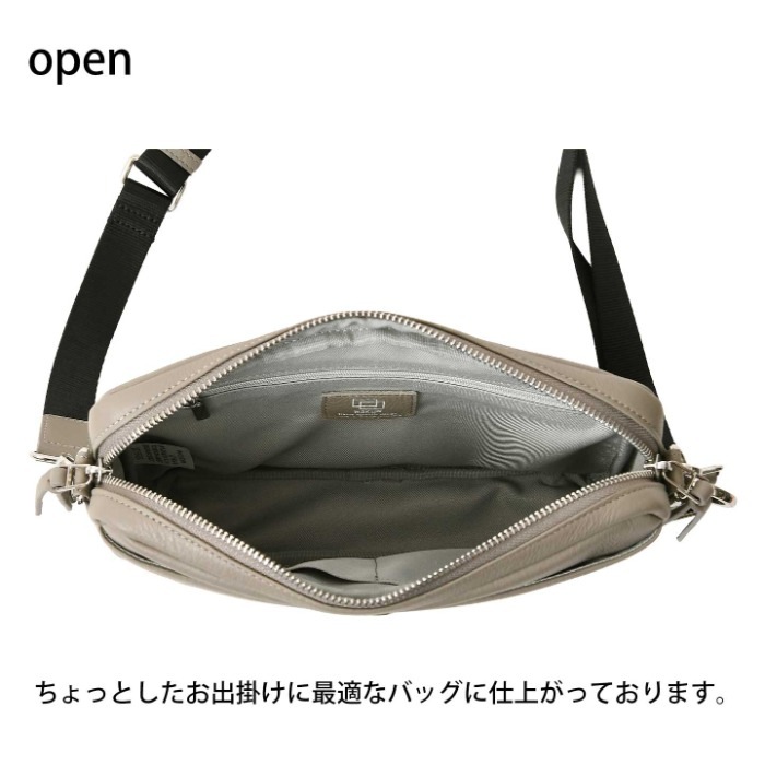 waku ワク WK-0109 ショルダーバッグ ソフト 本革 牛革 レディースショルダーバッグ 肩掛け 斜め掛けメンズ ユニセックス レザーバッグ