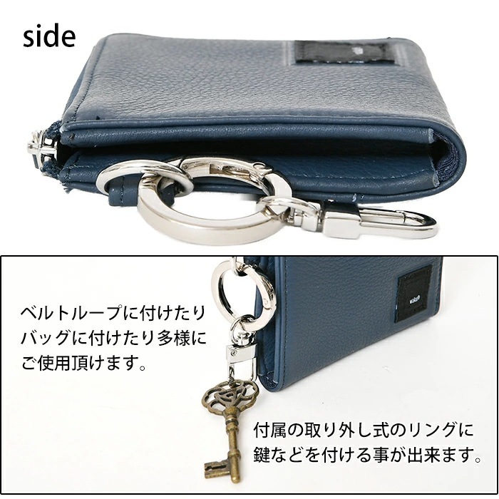 【12月スーパーSALE 15%OFF】 ソフト WKW-0004 ワク waku 本革 コンパクト カウレザー短財布 その他