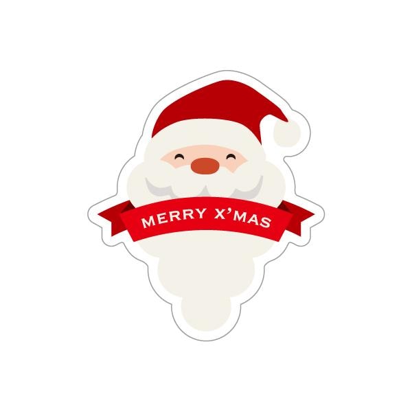 MN-14）ケーキピック・クリスマス サンタ 」20枚入（35×40mm） | 販促