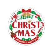 �֡�MA-8��Merry CHRISTMAS �ץ����롦200���49��50mm�����ѷ���