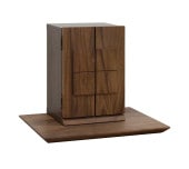 ロリエフ 厨子仏壇+無垢板ステージ ウォールナット|仏壇|商品カテゴリー