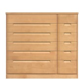 セシル 幅140-6段チェスト(奥行58) サクラ|チェスト・タンス|商品カテゴリー