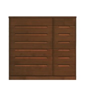 セシル 幅150-7段チェスト(奥行45) ニレ|チェスト・タンス|商品カテゴリー