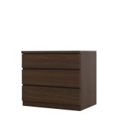 フィット 幅70-3段チェスト(奥行44) ウォールナット|チェスト・タンス|商品カテゴリー