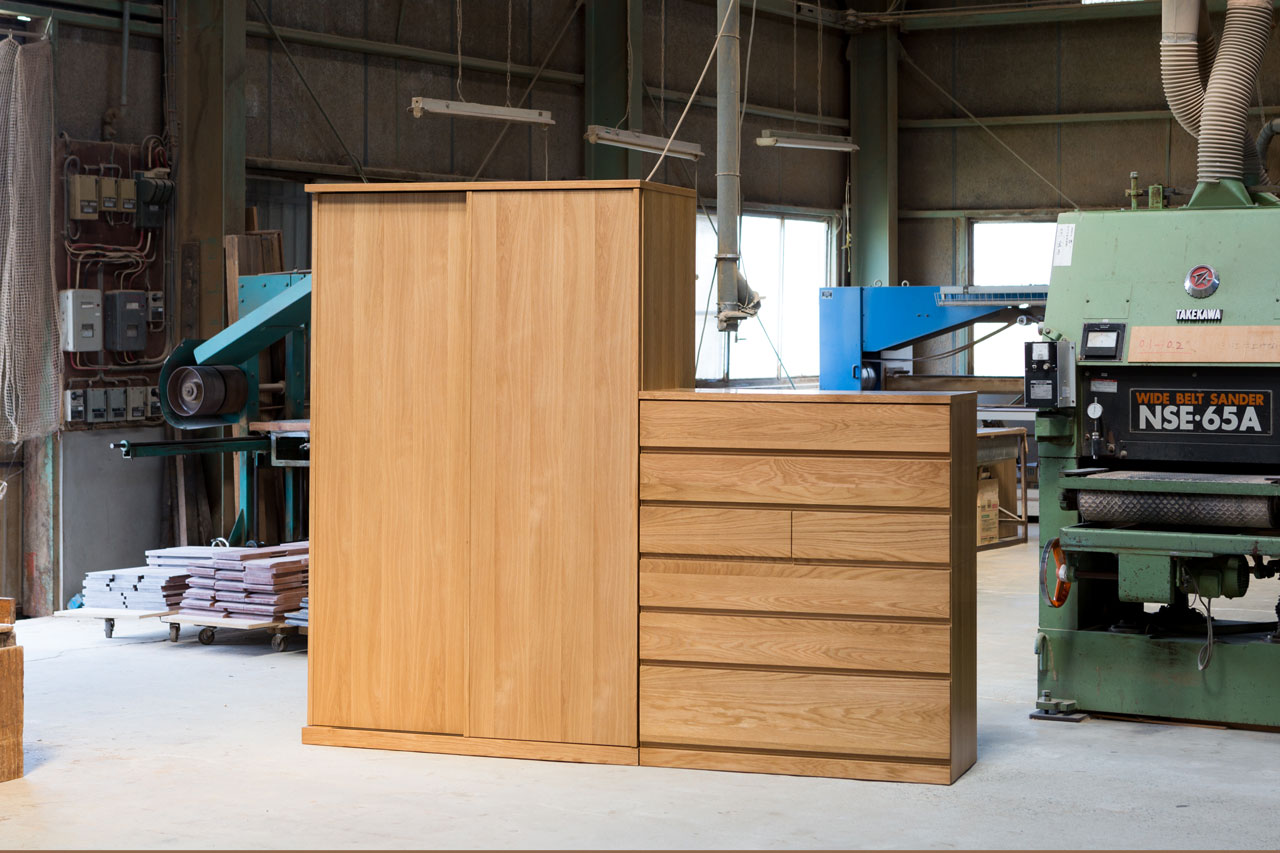 ミンクス 幅88-6段 チェスト ホワイトオーク | チェスト・タンス