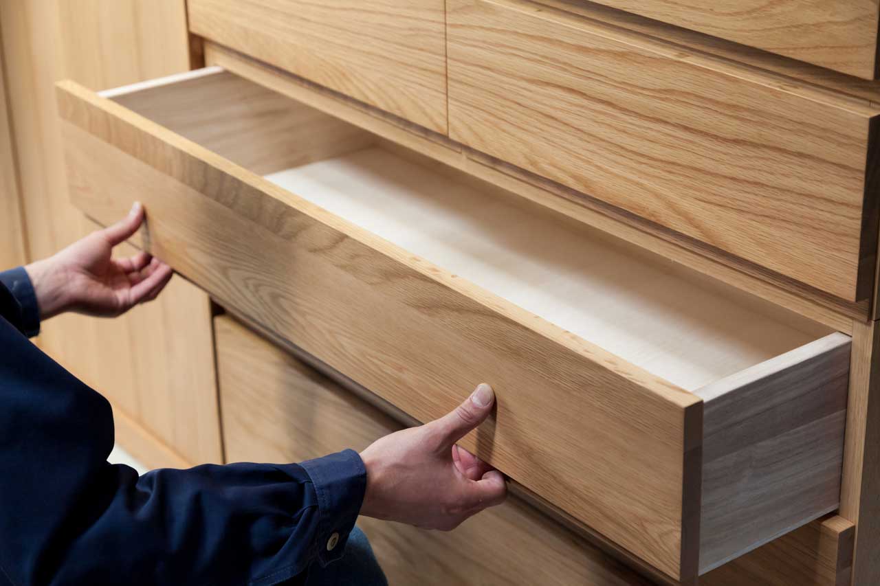 ミンクス 幅88-6段 チェスト ホワイトオーク | チェスト・タンス