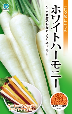 ニンジン ホワイトハーモニー | 根菜類,ニンジン | 丸種オンライン