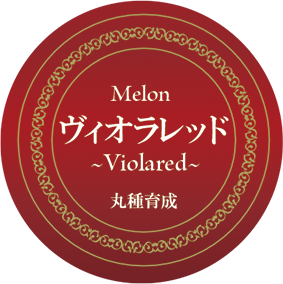 青果用シール　ヴィオラレッド