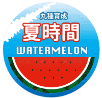 青果用シール　夏時間