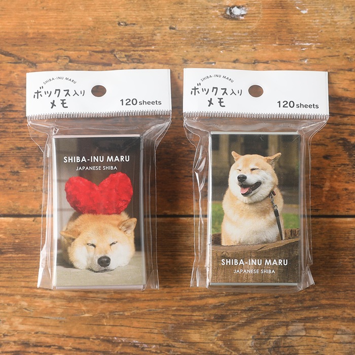 キャンドゥ第10弾 ボックス入りメモ 柴犬まるグッズ公式通販 Marutaro Shop