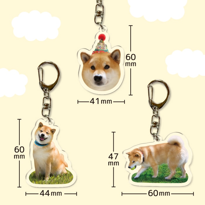 柴犬まる☆アクリルキーホルダー|柴犬まるグッズ公式通販