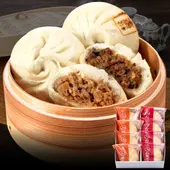 ギフト 豚まん･松阪牛まん8個入りセット【化粧箱入／送料込】