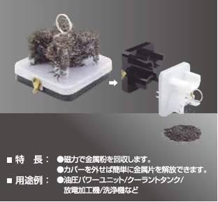 切り屑マグネットクリーナー GSMSR100 | 取扱メーカー,か,ギガ