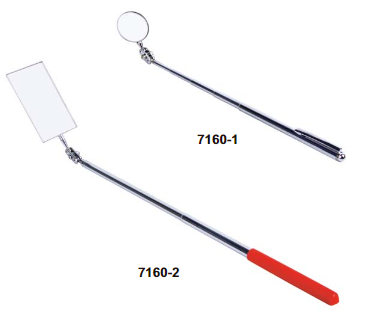 株)イチネンアクセス BERUF ステンレス検査鏡 75×100mm 伸縮自在 34348